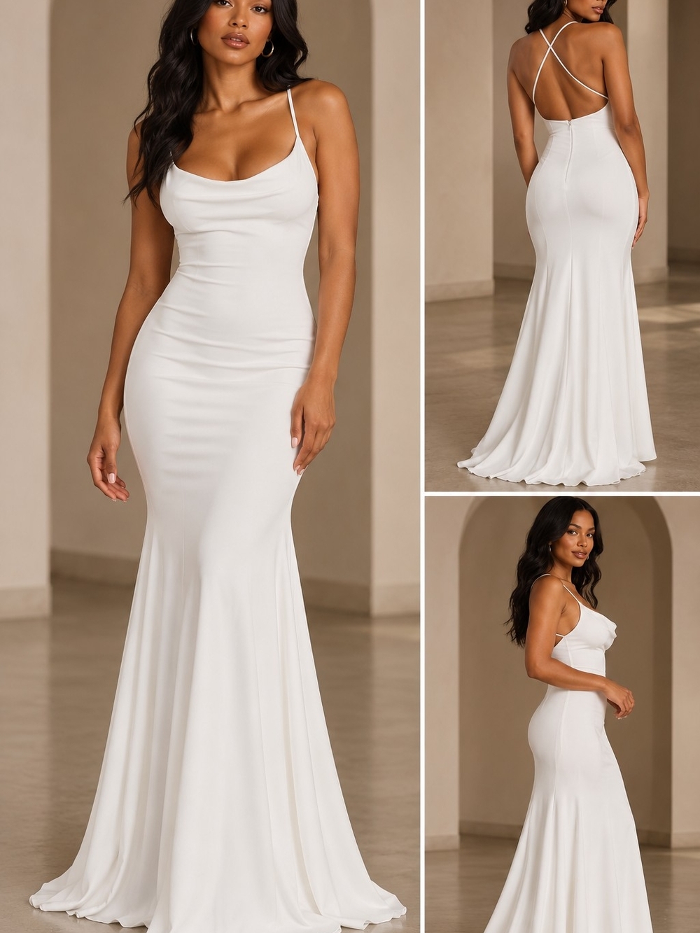 Handmade White Formal Dress